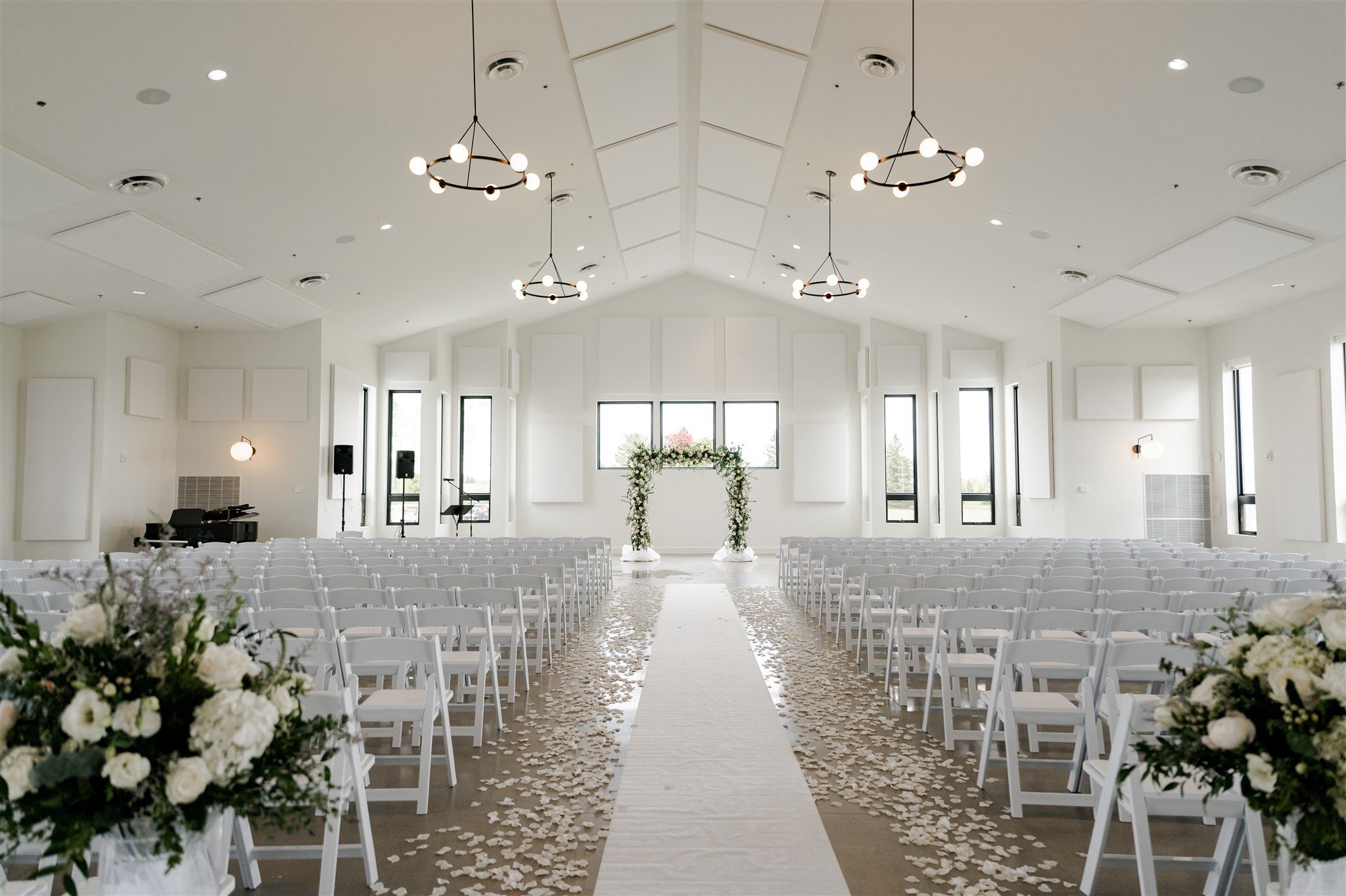 Modern wedding venue