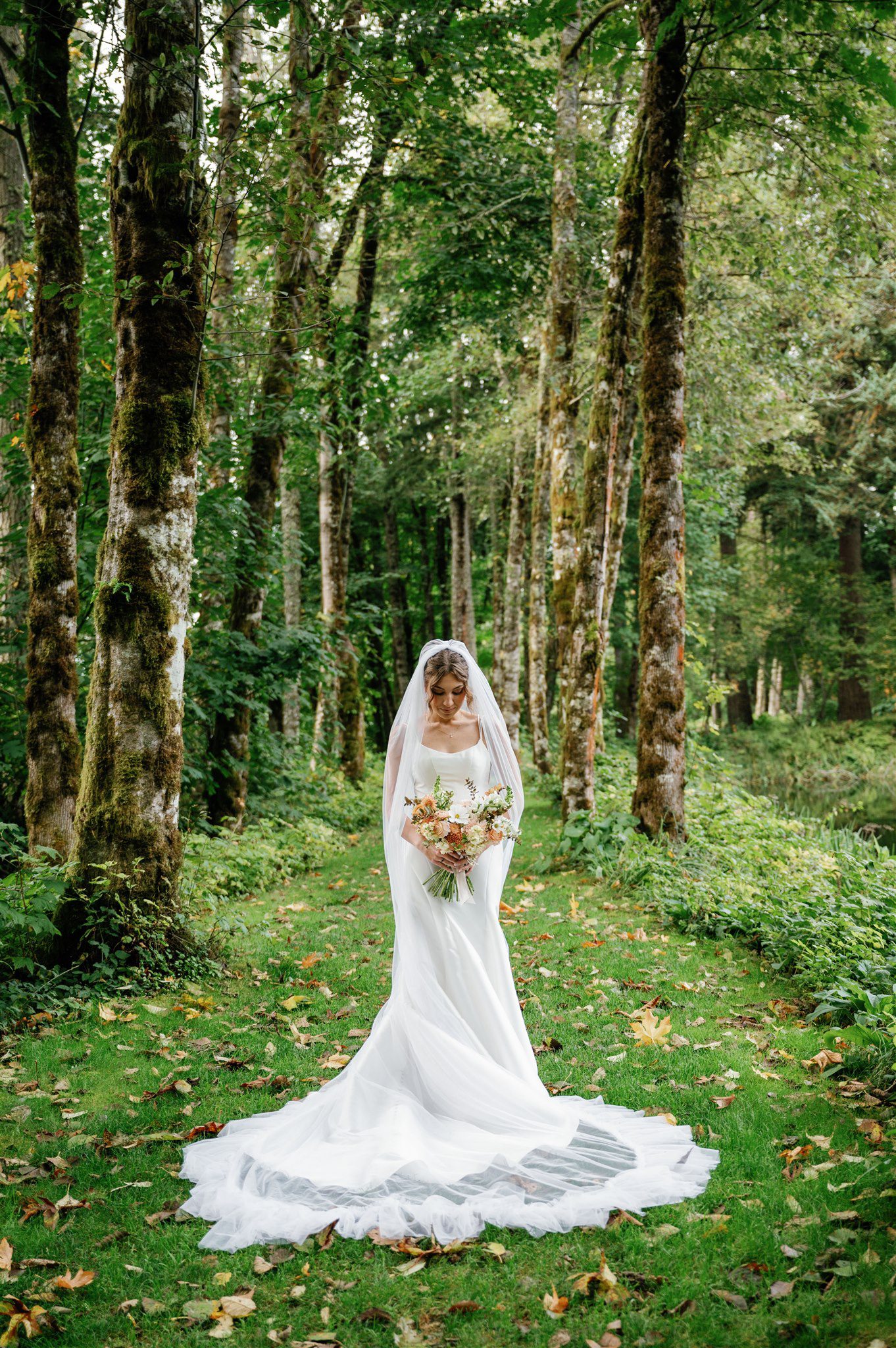 Bride at Bridal Veil Lakes